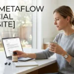 Buy MetaFlow Official Website featured image showing MetaFlow drops with natural blood sugar support ingredients in a premium wellness workspace.